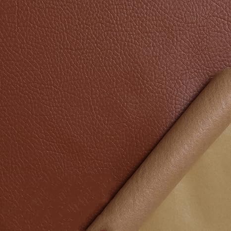Leather Repair Patch Tape Leather Adhesive Self-Adhesive for Furniture Sofas Vinyl Car Seats Couch Chairs Shoes Down Jackets First Aid Patch Fix Tear Kit (Brown)