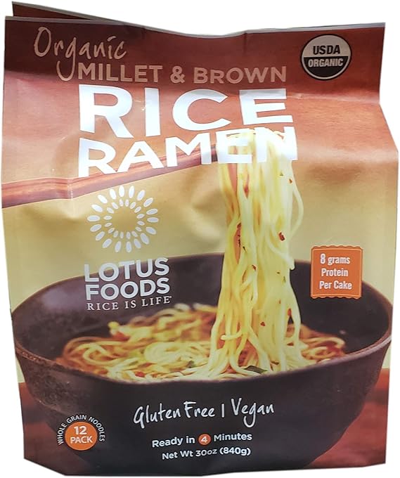 Lotus Lotus Organic Brown Rice Ramen Net Wt 30 Ounce ,,