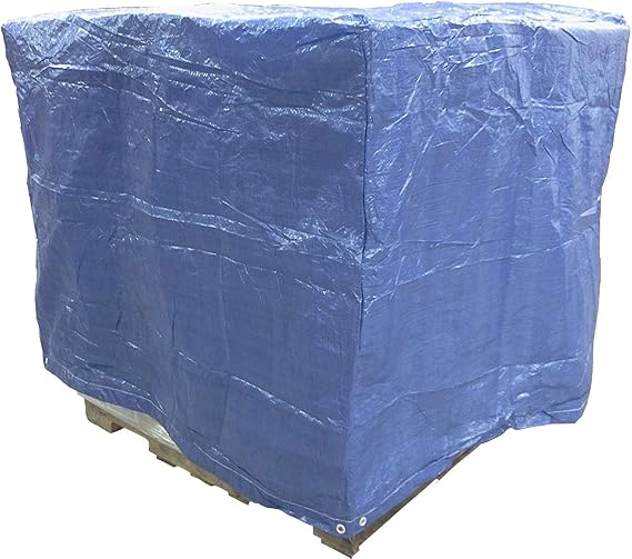 4 Ft. X 5 Ft. X 4 Ft. Standard Duty Blue Poly Pallet Cover | 5 Sided Tarp