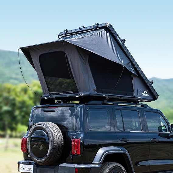 TOPOAK Galaxy Light Lightweight Aluminum Hard Shell Rooftop Tent, 2 Person