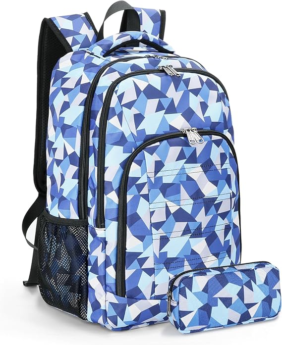 Laptop Backpack with Pencil Case, 15.6 inch Travel Backpack for Women