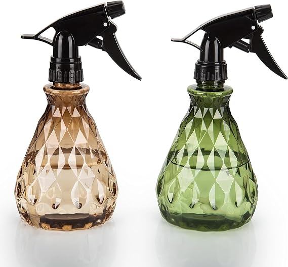 2 Pcs Spray Bottles for Cleaning, Plant Misting, 500ml Empty Spray Bottle with Adjustable Spray Head for Mist, Stream, OFF- Water Spray Bottles for Home Cleaning, Garden, Plants Flowers