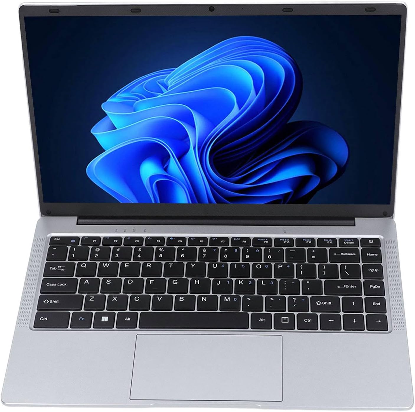14 Inch Laptop, HD Display, Celeron J4025 CPU, LPDDR4 8G, SSD 128G, Win 11 Pro Laptop, Webcam, Wi-Fi BT, 5000mAh Battery, Ultra Light Laptop for Student Business US Plug