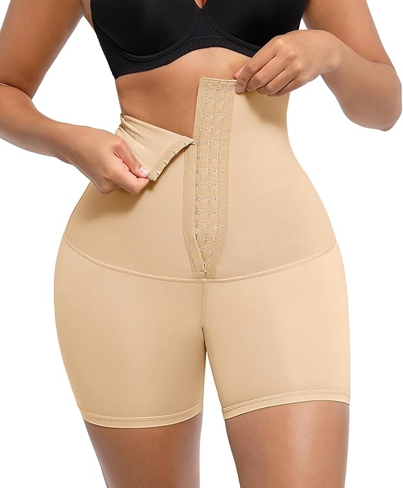 FeelinGirl Shapewear for Women Tummy Control High Waisted Butt Lifting Shapewear Shorts Girdles Fajas Colombianas Body Shaper