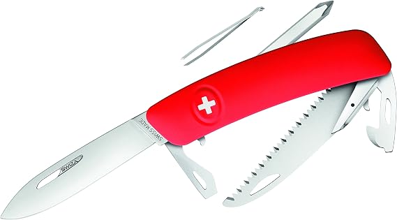Swiza KNI.0060.1000 D06 Swiss Button Lock Red