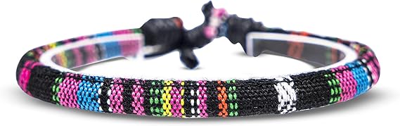 Made by Nami Surfer Beach Bracelet Men & Women - Braided Boho Summer Bracelets - Handmade Festival Jewellery - 100% Waterproof & Adjustable - Ethnic Hippie Style
