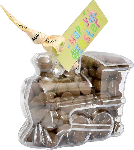ButtonChocs Easter Chocolate Train – Belgian Milk Chocolate Gift – Fun Easter Treat for Train Lovers