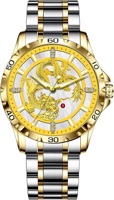 Watches for Men Automatic Watches Dragon Watch Series Mechanical Luxury Watch Luminous Waterproof Diamond Fashion Wrist Watch