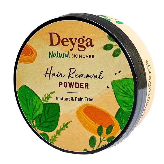Deygaa Herbal Hair Removal Powder 100g | Gentle Body Hair Removal for Women & Men | Made with Natural Ingredients | Suitable for All Skin Types | Herbal Powder for Smooth Skin