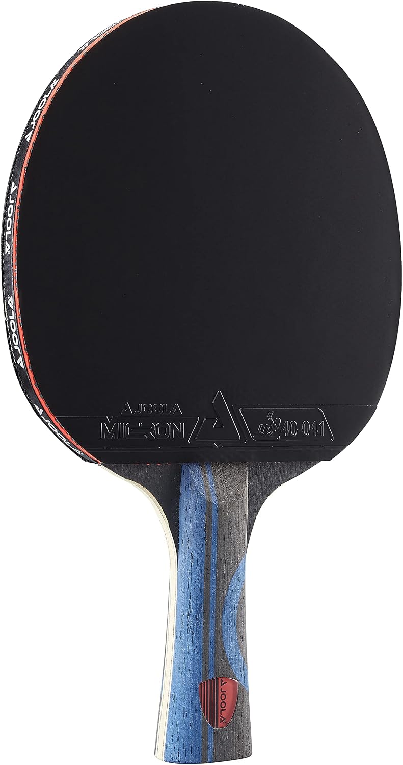 JOOLA Infinity Edge - Tournament Performance Ping Pong Paddle with Carbon Protection Technology - Black Rubber on Both Sides - Competition Ready - Table Tennis Racket for Advanced Training - Designed