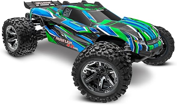 Traxxas Rustler 4X4 HD VXL Brushless 4WD 1:10 RTR Stadium Truck - Green