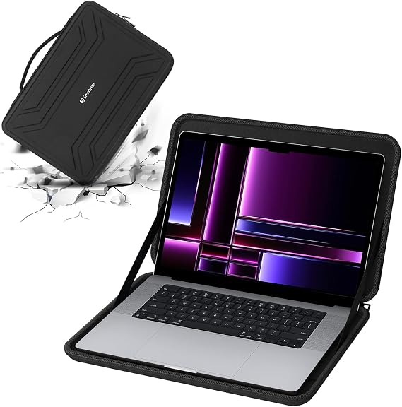Smatree Hard Shell Laptop Sleeve for 16 inch DELL Alienware m16 R2 | Compatible for ASUS ExpertBook B2 B2502C/Flip B2502F, for ASUS Chromebook CX1 CX1500, for ACER TravelMate P2, Nitro 5, Case