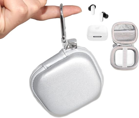 Alltravel Earbuds Case Compatible with Soundcore P30i by Anker Noise Cancelling Earbuds (White)