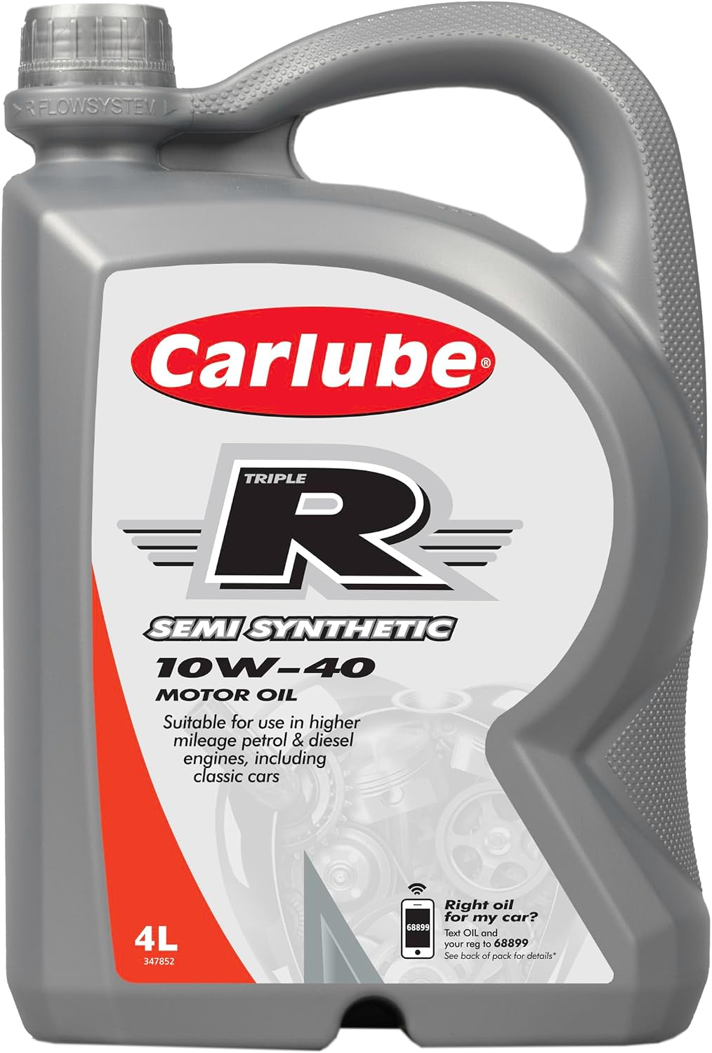 Carlube Triple R 10w40 Semi Synthetic Engine Oil 4 Litres