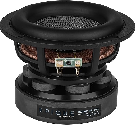 Epique E150HE-44 5-1/2" DVC MMAG Extended Range Subwoofer 4 Ohm per Coil