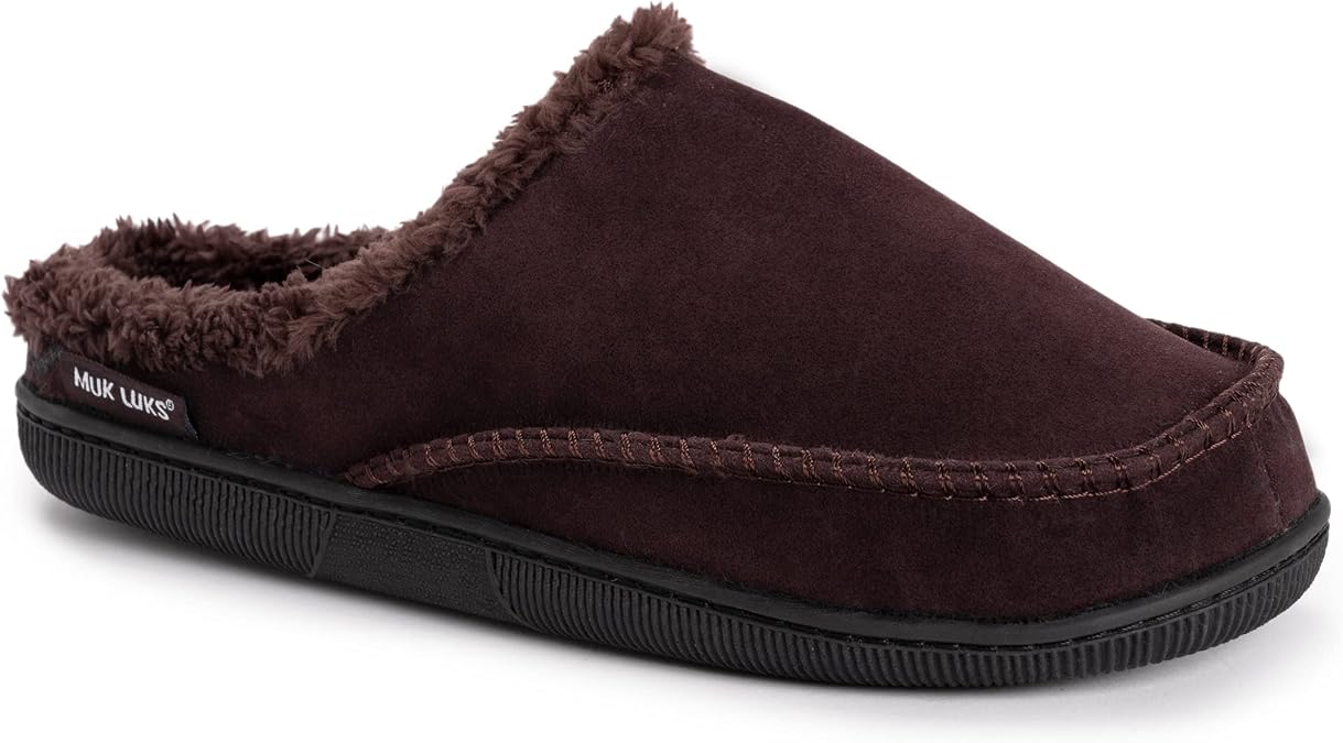 MUK LUKS Men's Faux Suede Clog