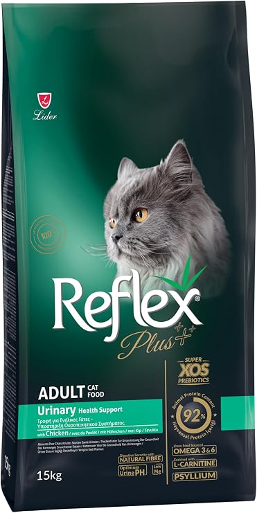 Reflex Plus Urinary İdrar Yolları Sağlığı Tavuk Etli Yetişkin Kedi Maması, 15 kg