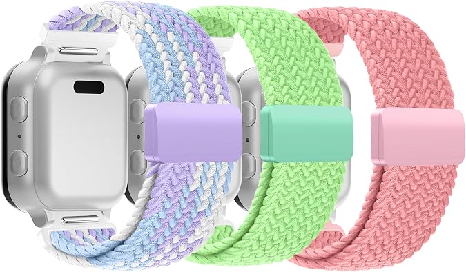 3 Pack 20mm Quick Release Watch Bands - Soft Breathable Adjustab