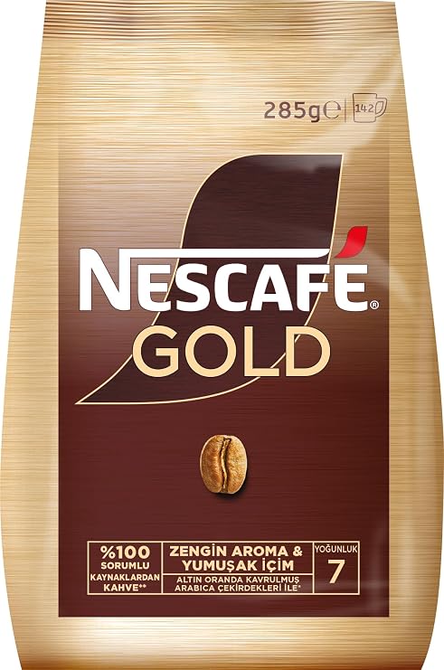 Nescafe Gold Soluble Coffee 285 g Ekopaket