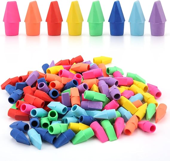 YISAN Cap Erasers for Pencils, 120 PCS