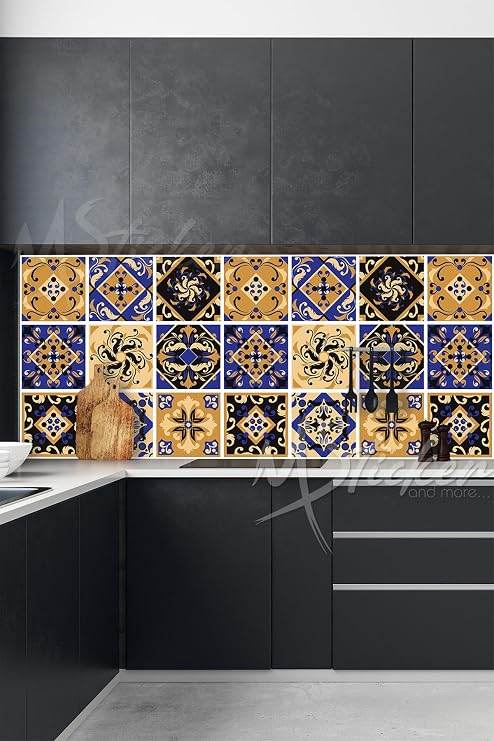 MSticker-Mutfak Tezgahı Arkası Folyo Kaplama (laminasyonlu) Mutfak Banyo Dolap Duvar Cam Kaplama (38)