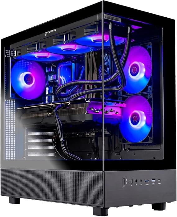 Skytech Gaming Azure 3 Gaming PC, Ryzen 7 9850X3D, RX 9070 XT