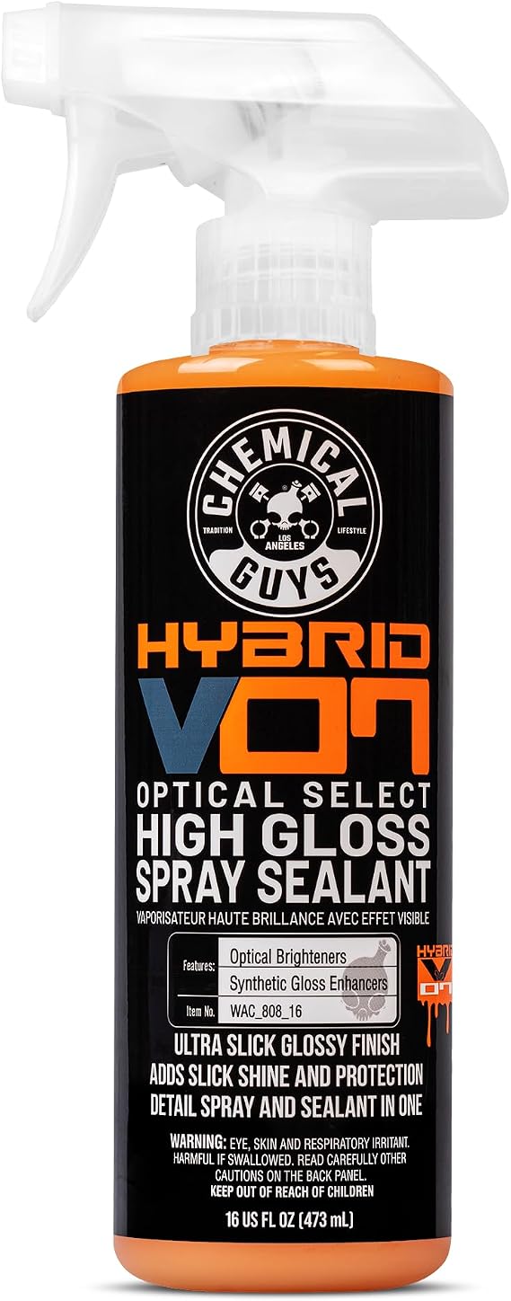 Chemical Guys, Hybrid V7 High Gloss Spray Sealant & Quick Detailer, 16 oz