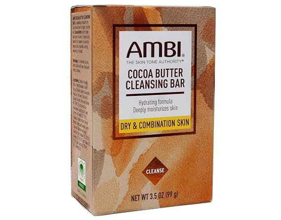 Ambi, Skin Care Bars, Cocoa Butter Cleansing Bar, 3.5 oz