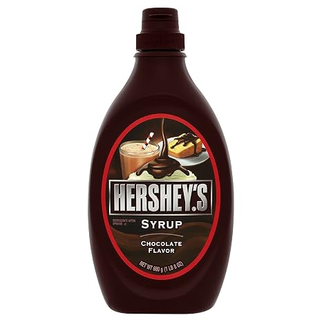 Hershey's Chocolate Syrup, 680g Bottle (Pack of 3)
