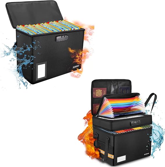 Comic Book Storage Box & Fireproof Document Box