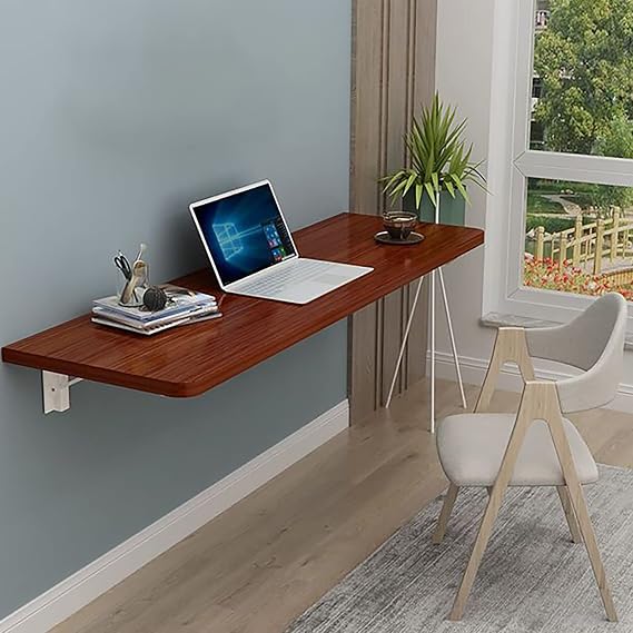 Folding Wall Table Folding Wall Table Drop-Leaf Tables for Small Spaces Fold-Down Floating Desk Wall Mounted Desk Folding Workbench mo