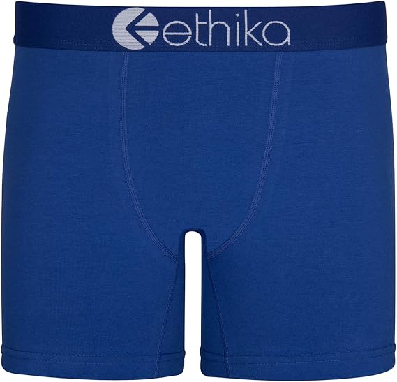 Ethika Men's Mid Boxer Brief, Winner Blue(BLU,M)