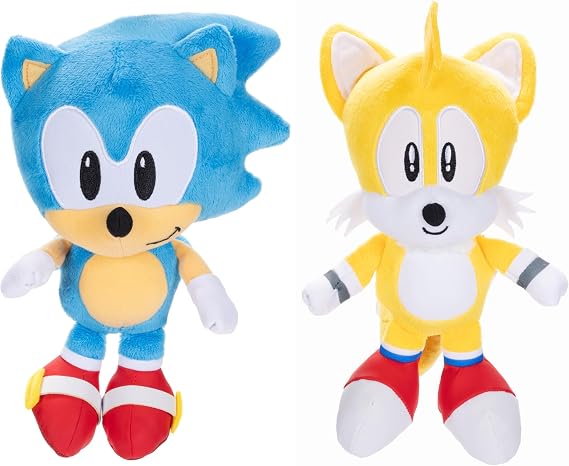 Sonic the Hedgehog 9" Plush - 2 Pack - Sonic & Tail