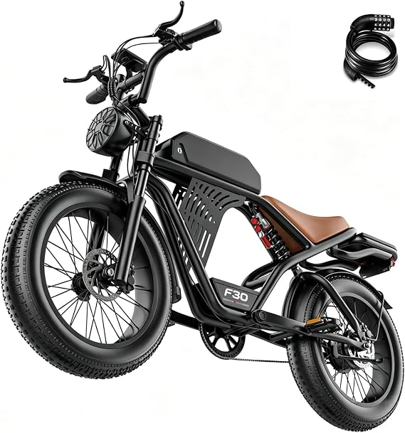 Electric Bike for Adults, 2500W Peak Motor, 100 Miles Range, 36 MPH, 48V 23Ah Removable Battery, 20" Fat Tires Ebike, Full Suspension, NFC Unlock, Off-Road Ebike
