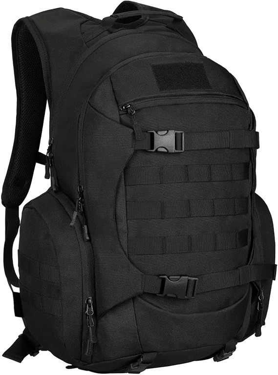 YuanWen 50L Tactical Backpack, Military Rucksack with MOLLE System, Water-Resistant Hiking Backpack for Outdoor Trekking Cycling Travel & Camping, 17‘’ Laptop Compartment Hydration Compatible