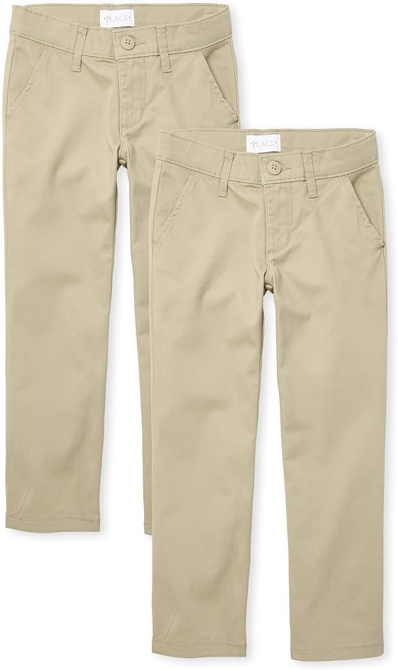 Stretch Bootcut Chino Pants,multipacks