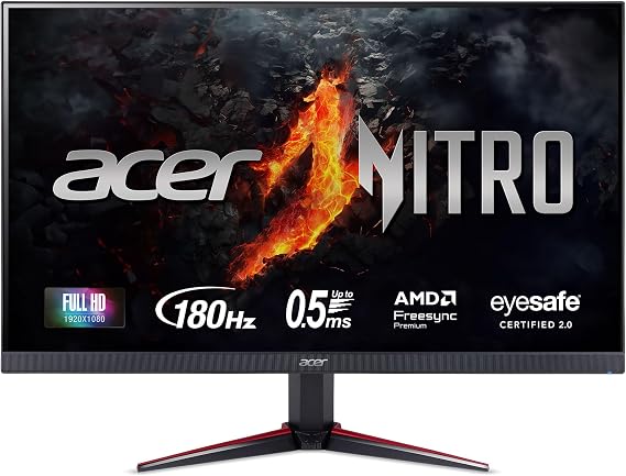 Acer Nitro 23.8in FHD 1920x1080 IPS 180Hz Gaming Monitor VG240Y M3biip