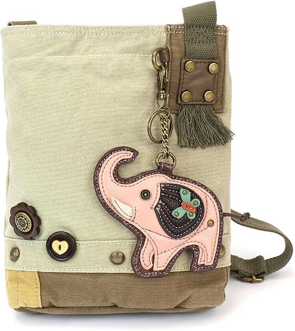 CHALA Elephant Patch Crossbody Bag, Sand