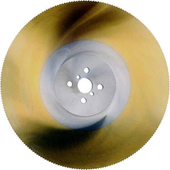 350 x 2.5 x 40 TiN COATED Industrial Cold Saw Blade DMo5 HSS (180 Teeth)