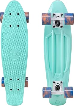 Cal 7 22" Complete Mini Cruiser Plastic Skateboard