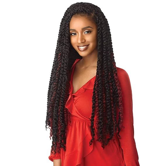 MULTI PACK DEALS! Outre Crochet Braids X-Pression Twisted Up Passion Bohemian Curl 24" (1-PACK, 2T1B/425)