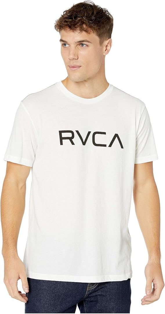 RVCA Men's Red Stitch Graphic Crew T-Shirt