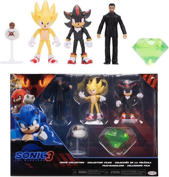 Sonic 3 Movie ActionFigures Multi-Pack 2.5" Figure from Wave 2
