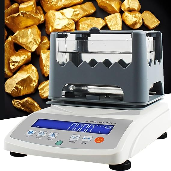 Gold Purity Testing Machine,Precious Metal Testing Device, Gold Purity Test Analyzer Machine,Electronic Solids Density Meter,Accurately Determine Gold,Silver Content 300g