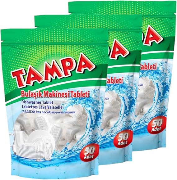 TAMPA Bulaşık Makinesi Tableti Hepsi Bir Arada 3 Paket