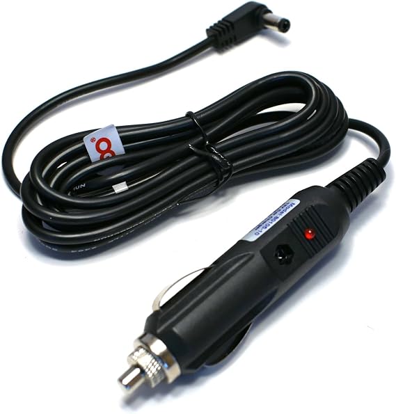 EDO Tech Car Charger for RCA Single Dual Screen Portable DVD TV Combo Player Celestron Telescopes 12V 6.5 Ft Power Supply Cord