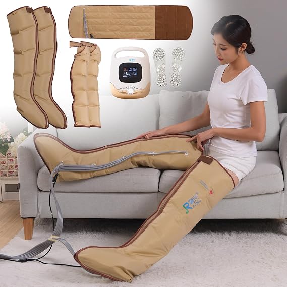Lipedema Legs Treatment Massager, Leg Compressions Massager with Five Massage Modes, Electric Leg Air Compression Massager With Heating Function, for