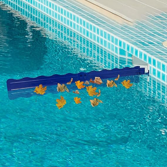 NICENICY Pool Skimmer Arm, Skimmer Guard, Pool Skimmer, Hands Free Pool Skimmer to Collect Debris, Fits Most Skimmer Systems on In-ground Pools Outfall Within 6.7 to 4, Blue