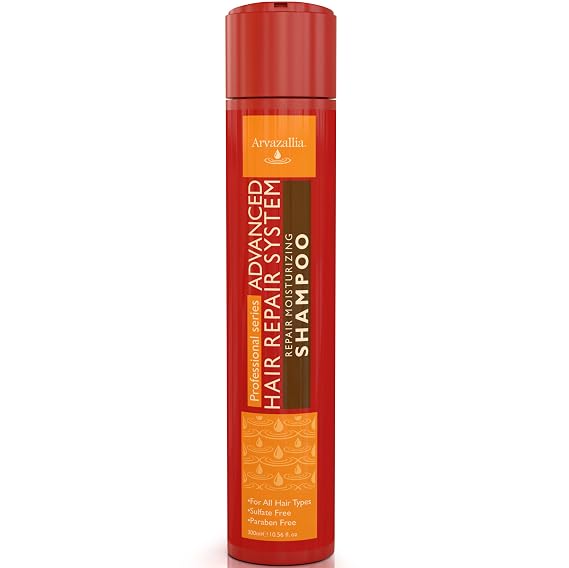 Arvazallia Hair Repair Shampoo with Argan Oil for Dry or Damaged Hair