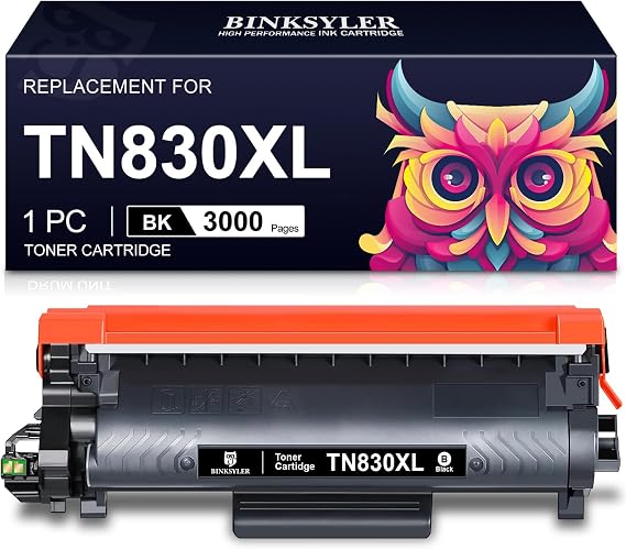 TN830XL Toner Cartridge for Brother TN830 TN830XL (1x Black)